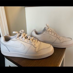 Nike Ebernon Low Triple White Mens Casual Sneakers